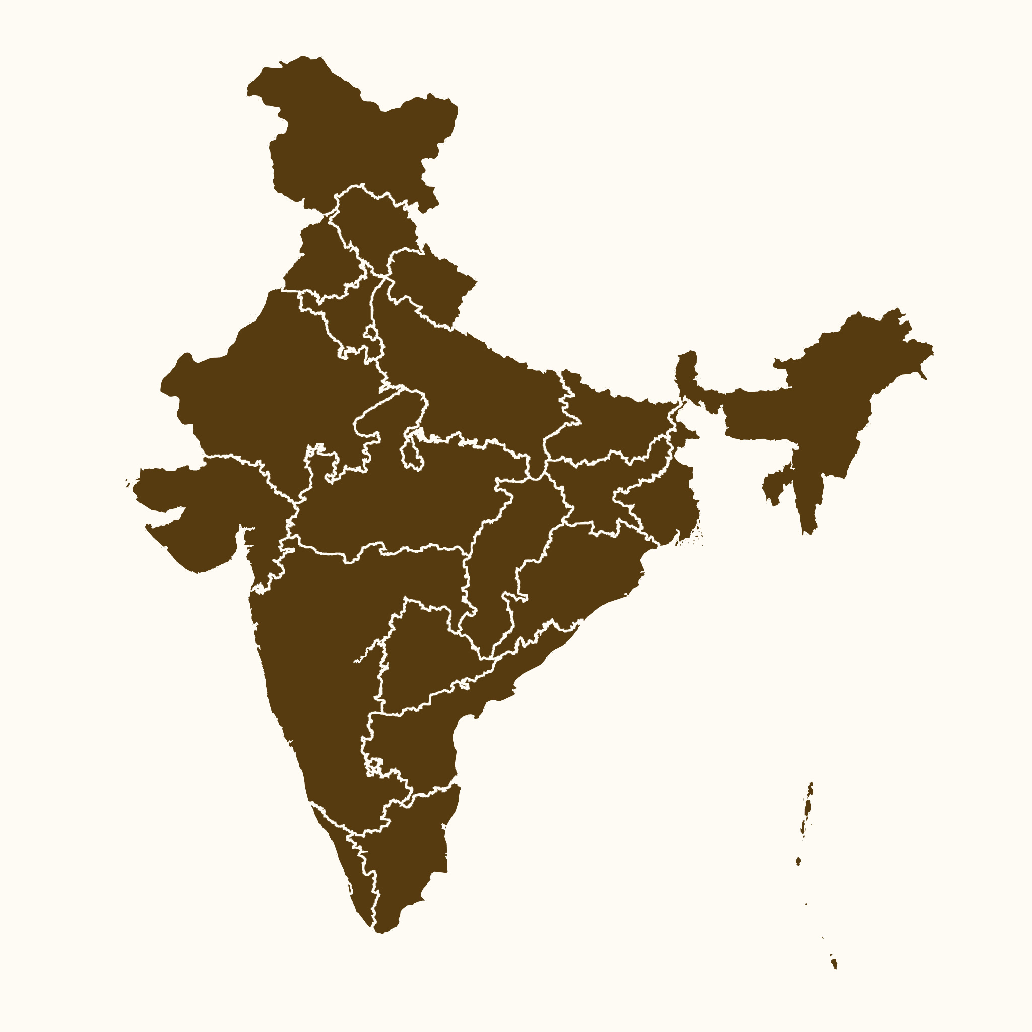 map of India